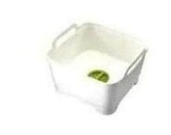 Joseph Joseph Wash & Drain Washing Up Bowl - White & Green